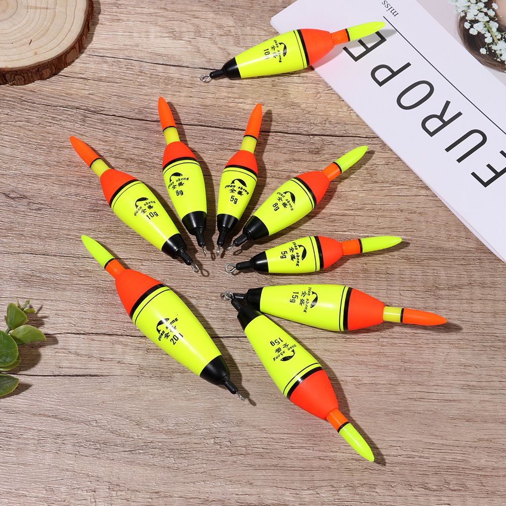 5g-100g Plastic Fishing Night Float Electronic Light Stick Eva Foam Ball Boia Bobber Buoyancy Fishing Accessories