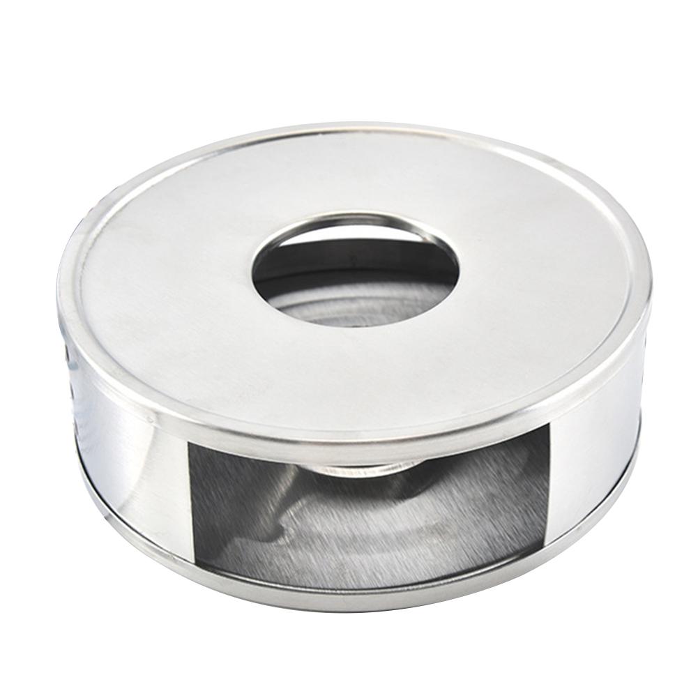 Base térmica para calentar café, agua, té, vela de acero inoxidable, calentador de tetera resistente al calor, Base de aislamiento, soporte para velas, accesorios para té