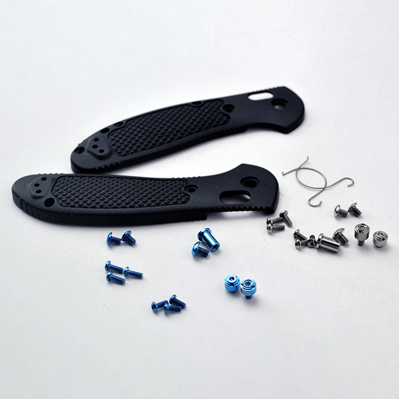 Komplett uppsättning skruvar i titanlegering för knivhandtag för benchmade griptilian 551 552 553 specialtillverkade edc-fickor, vikbara gör-det-själv-spikdelar