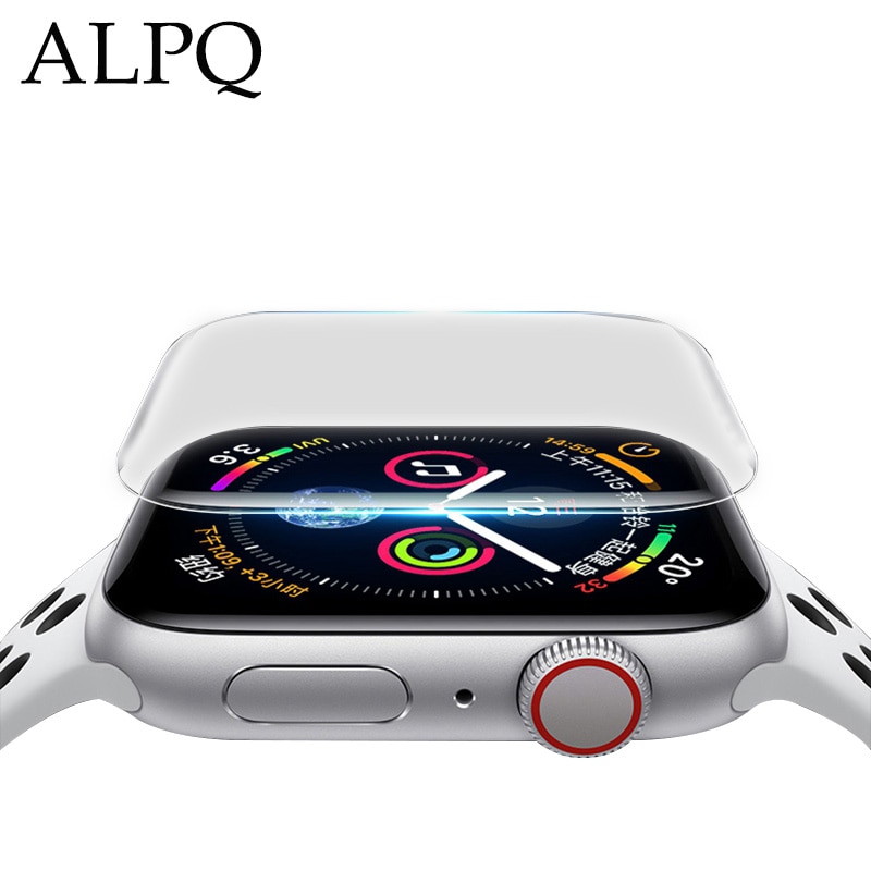 Alpq Zachte Hydrogel Full Screen Protector Film Voor Apple Horloge 38Mm 42Mm 40Mm 44Mm Screen Protector voor Iwatch Serie 5 4 3 2 1