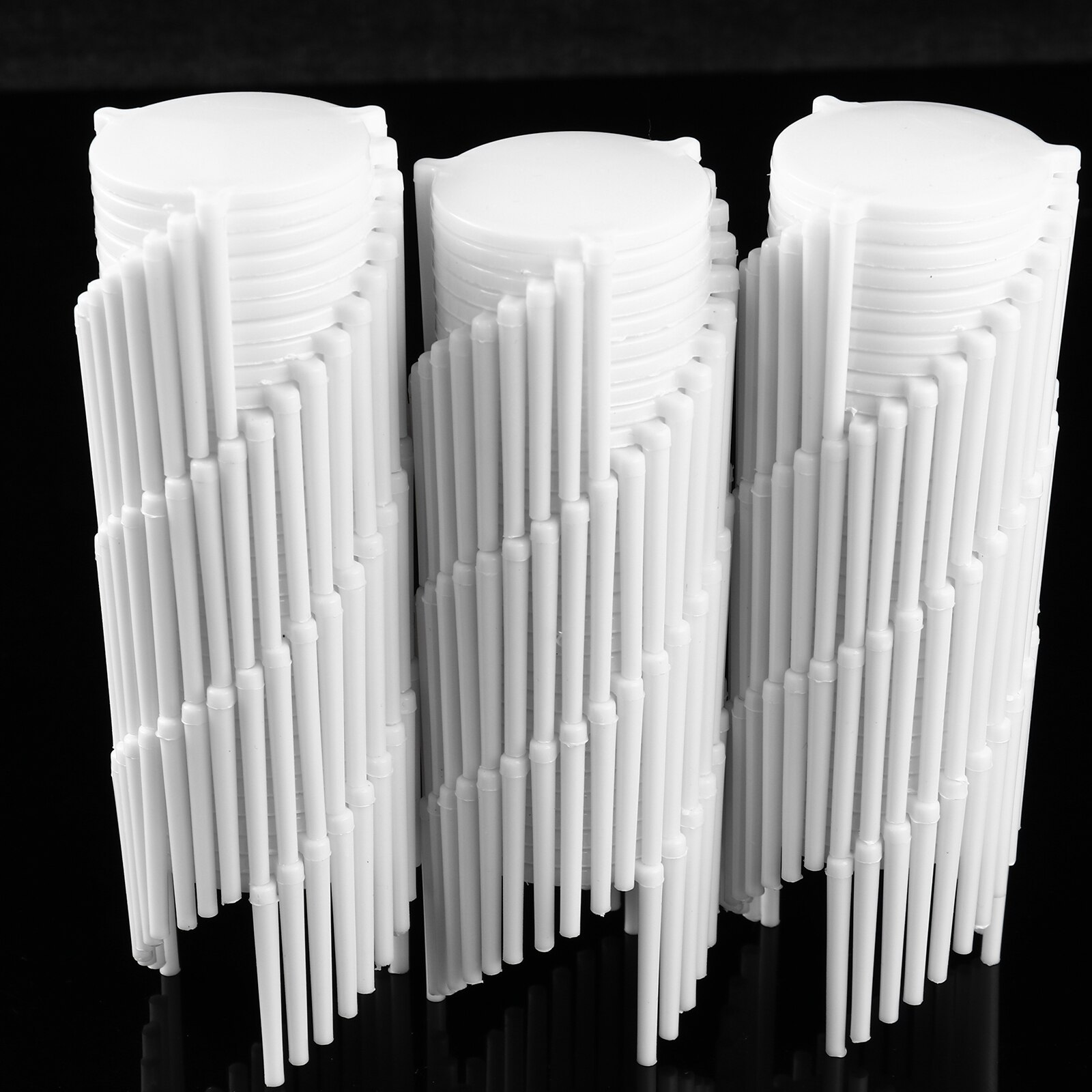 100Pc Small Holder Stand Pizza Table Box Saver Brackets Stackable Storage Plastic Rack Secure Retainer for Food Take Out Service