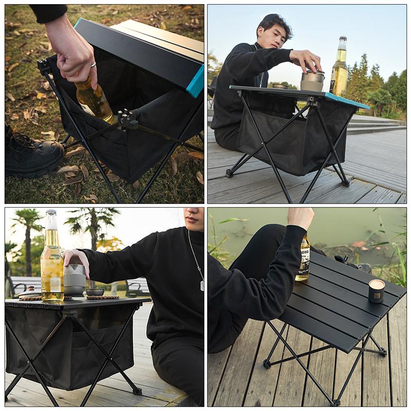 1Pcs Folding Camping Beach Table for Barbecue Picnic Tailgate for Outdoor Travel