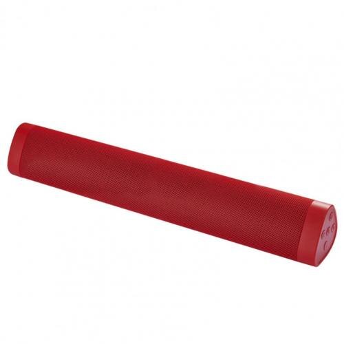 Bluelans Soundbar Bluetooth Speaker Driehoek Wandmontage Subwoofer Draadloze Speaker Kaart Tv Wall Mounted Subwoofer: Rood