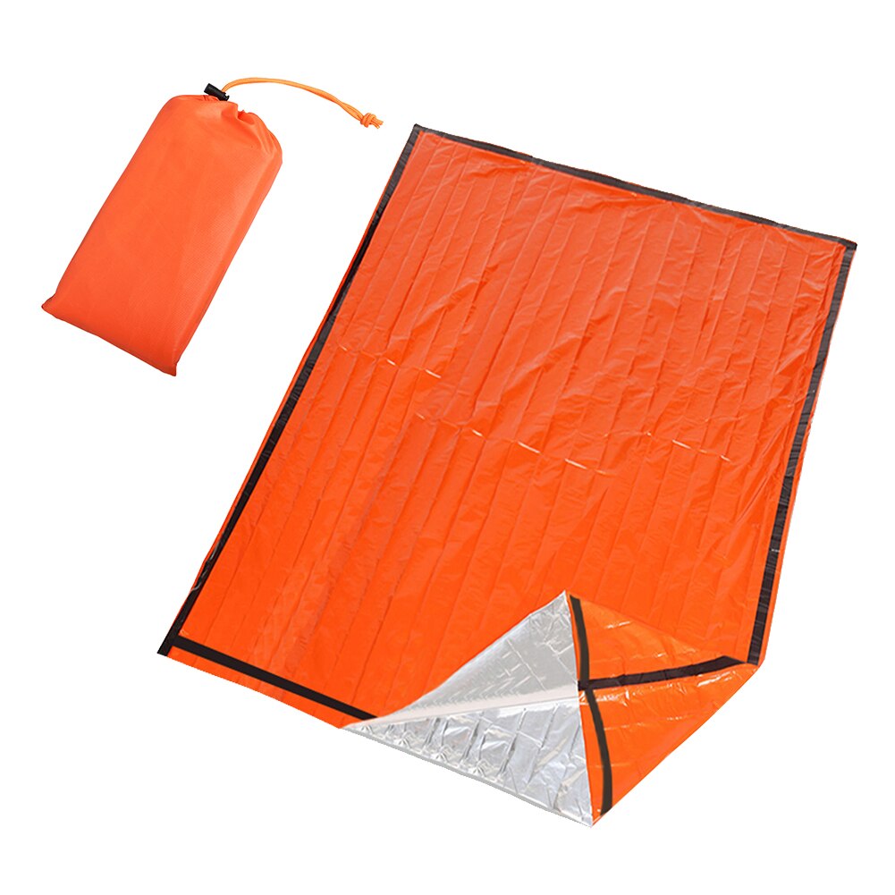 Ultra-Dunne Aluminium Film Slaapzak Outdoor Koude-Proof Dubbele Persoon Ehbo Tent Isolatie Deken Voor Emergency camping