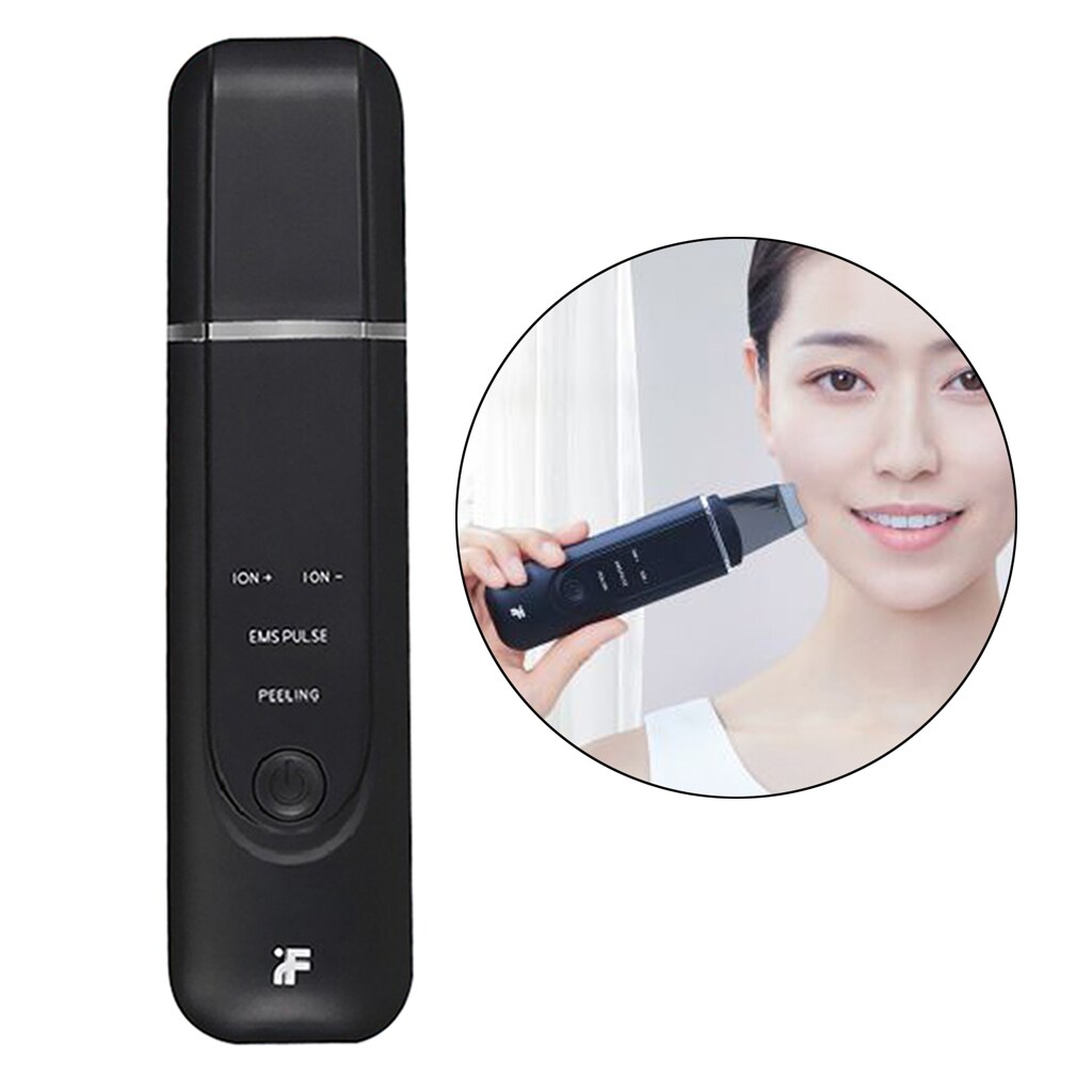 Limpiador ultrasónico de la piel Facial inFace, limpiador iónico de espinillas, masajeador, máquina limpiadora de rostro profundo, limpiador de pala peladora