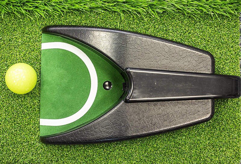 Golf automatisk ball returner elektrisk putter trener golf putter tilbake ball golf putter