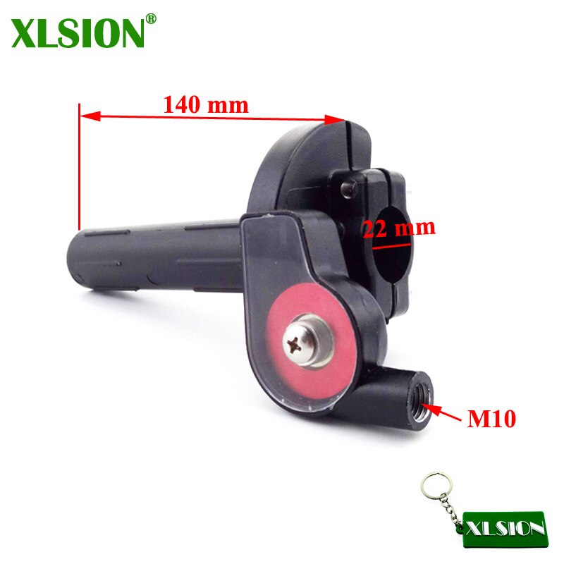 XLSION Visible Plastic Throttle 1/4 Pitbike QuarterTurn Twist Throttle For Pit Dirt Bike Motocross Motobikes