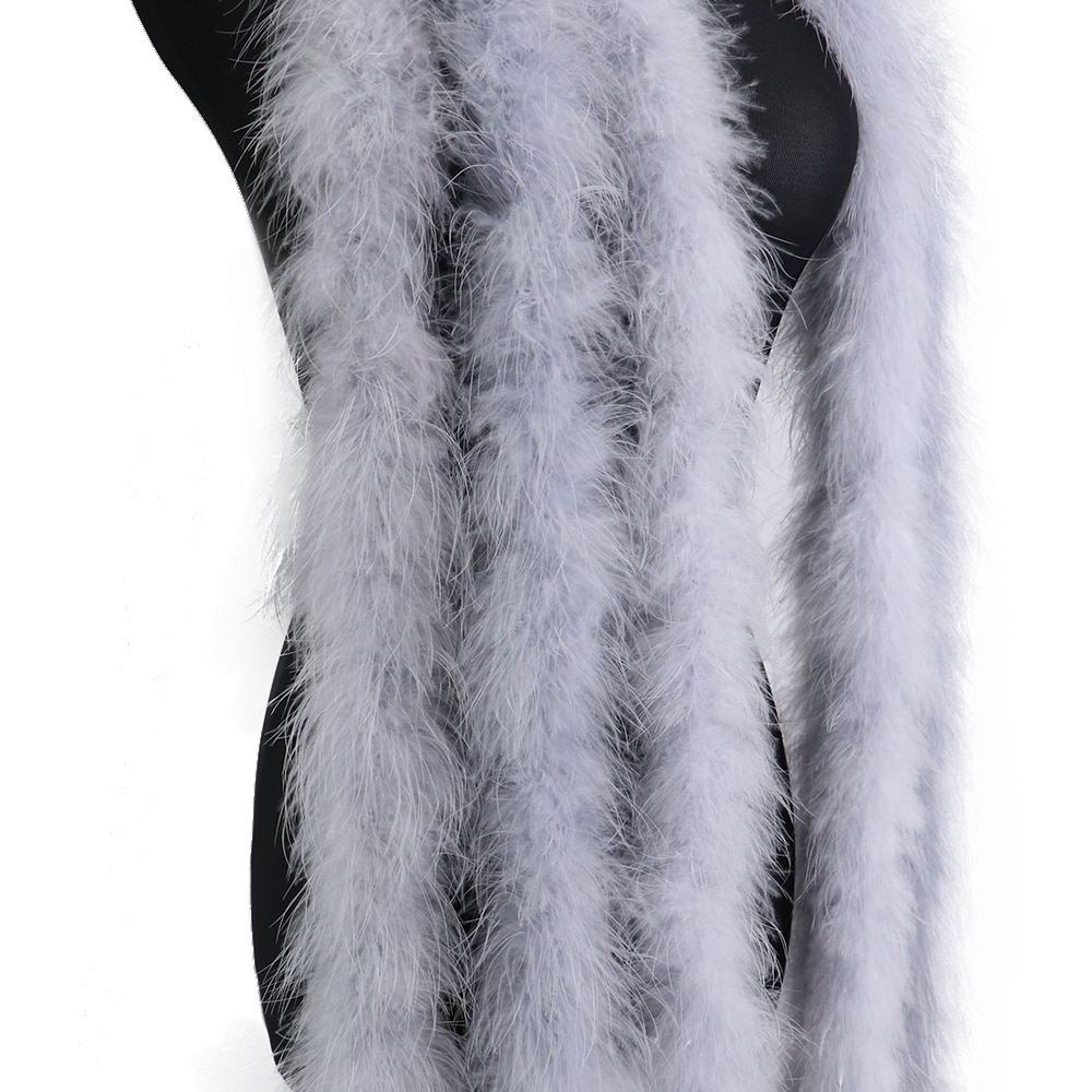 20G Zachte Marabou Veren Boa Voor Sieraden Ambachten Accessoires Bruiloft Decoratie Rekwisieten Fuffy Turkije Pluim