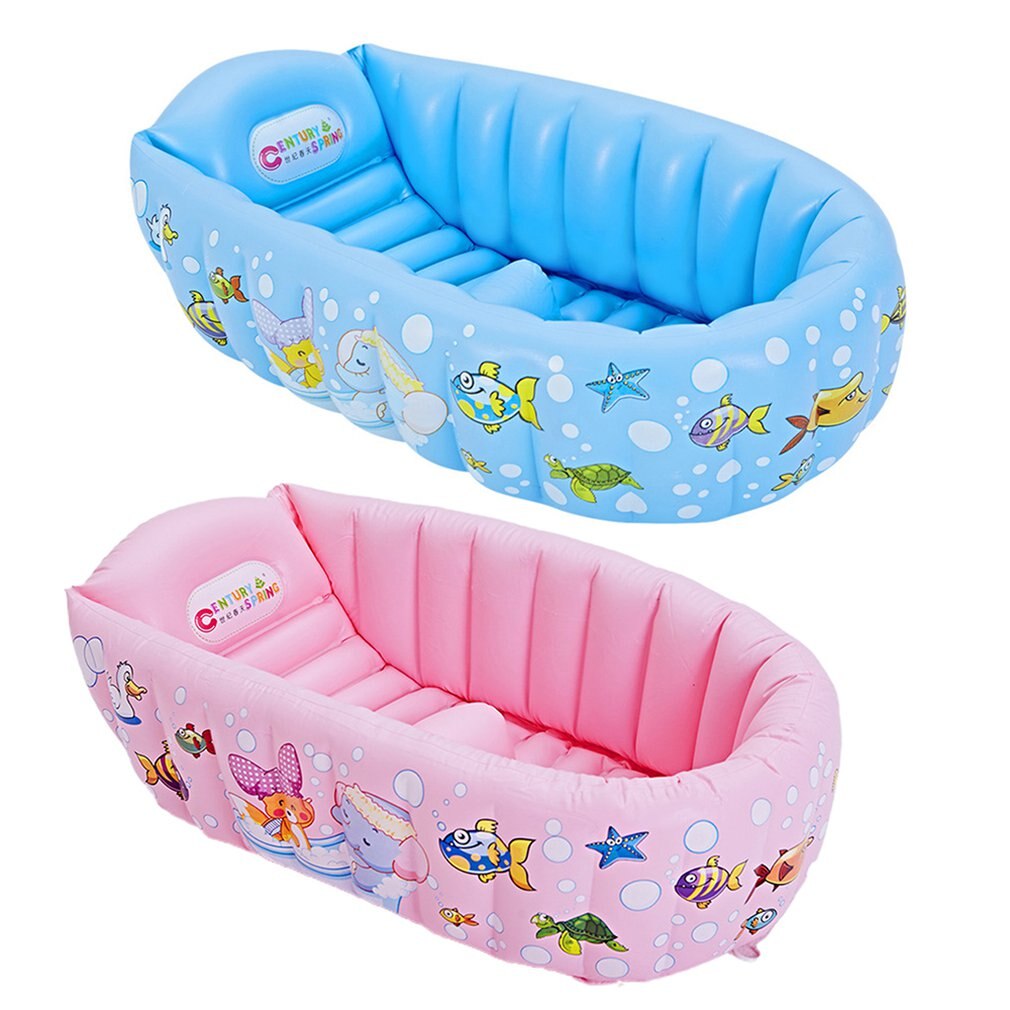 Inflatable bathtub Baby Bathtub Kid Infant Toddler Infant Newborn Inflatable Foldable Shower Pool PVC