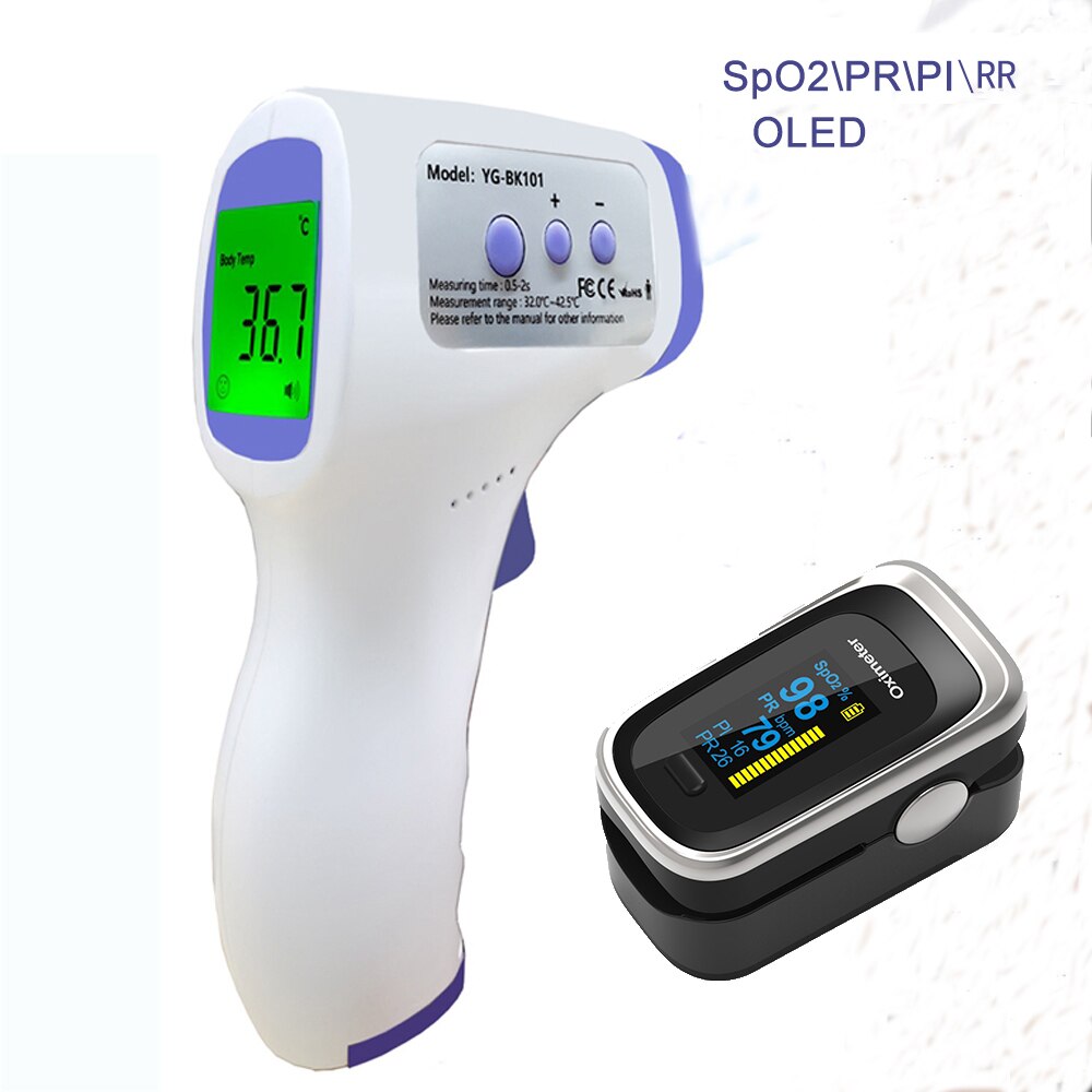 Bluetooth pulsoksymeter oled ganske datautgang fingeroksymetre spo 2 pi pr rr blodoksygenmåler android ios med termometer: Type 4 bk sl