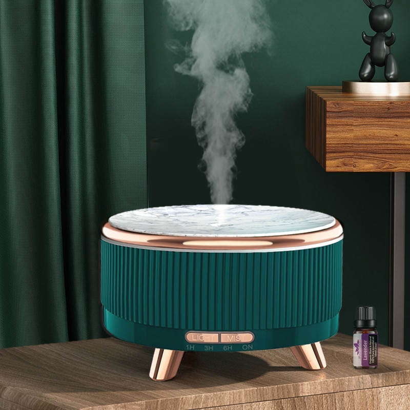 Electric Essential Oil Aroma Diffuser Ultrasonic Air Humidifier Aromatherapy Diffusers with LED Night Lamp For Home Office 500ML