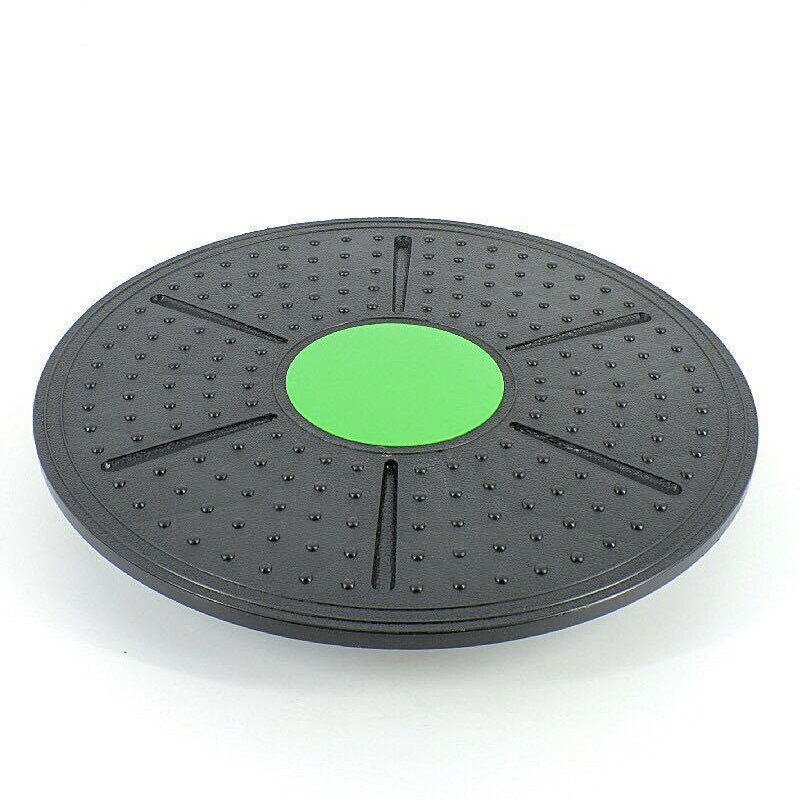 Balancebræt 360 graders rotation skive rund talje vridende motionsmaskine fitnessudstyr talje vridende skive fitnessudstyr: Hvid