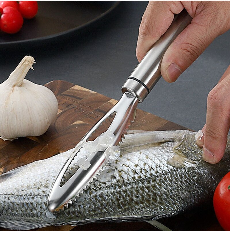 Stainless steel Fish scaling scraper for fish cleaning knife Kitchen tools accessories kitchen gadgets