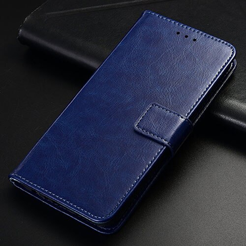 Wallet Cases for Lenovo K6 Power Lenovo K6 Note K6 Luxury Flip PU Case Cover Capa with Card Holder for Lenovo K6 Power Note K6: For Lenovo K6 Note / RetroStyle-blue