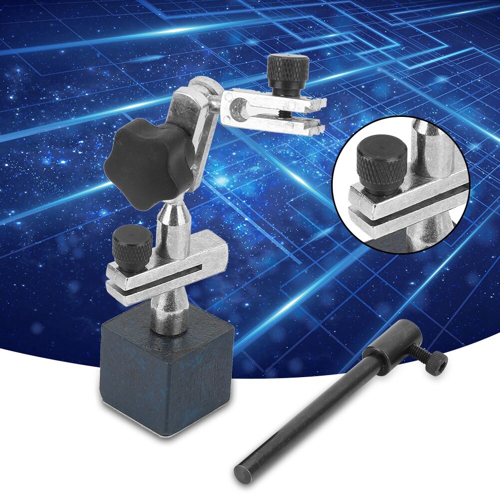 Soporte de Base magnética ajustable multiángulo de aleación para rectificadora