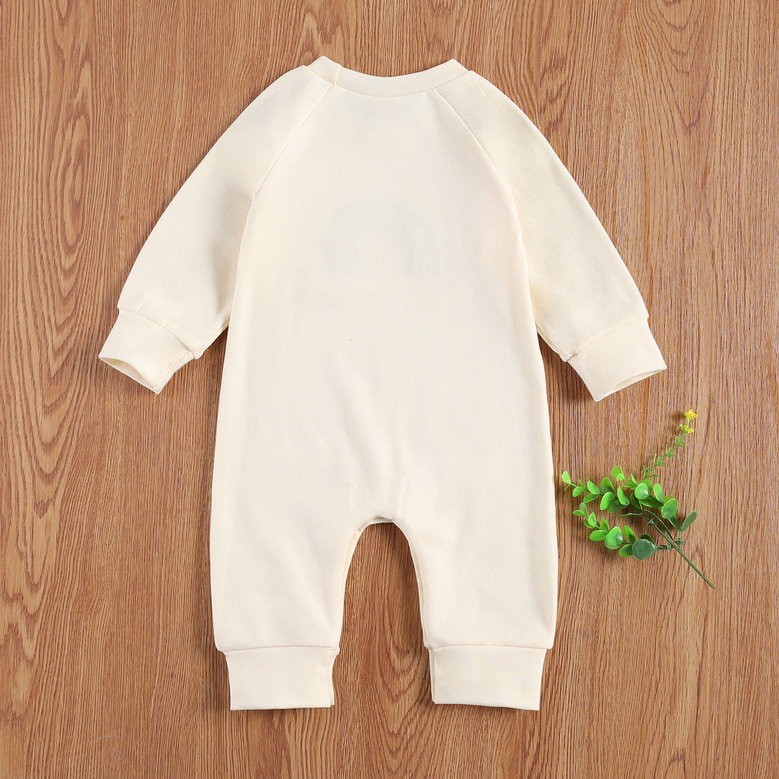 Infant Newborn Baby Girls Boys Rainbow Embroidery Romper Long Sleeve Jumpsuits Casual One Piece Spring Autumn Outfits