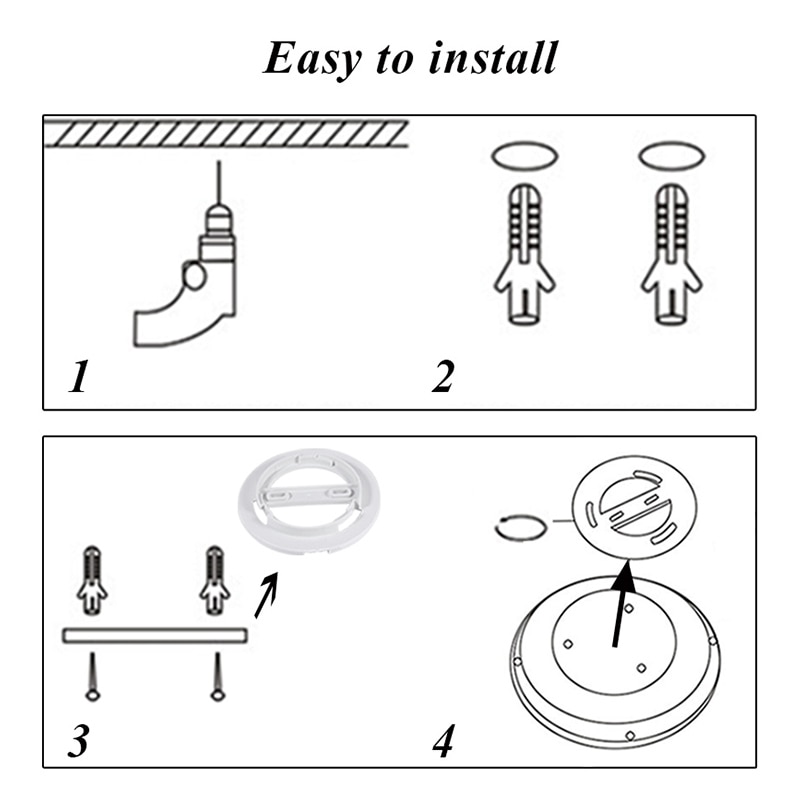 Opbouw LED Plafond Lampen 5/7/9/12/18W Plafond Verlichting Voor Entree Garage gang E27 Led Lamp met Bewegingssensor