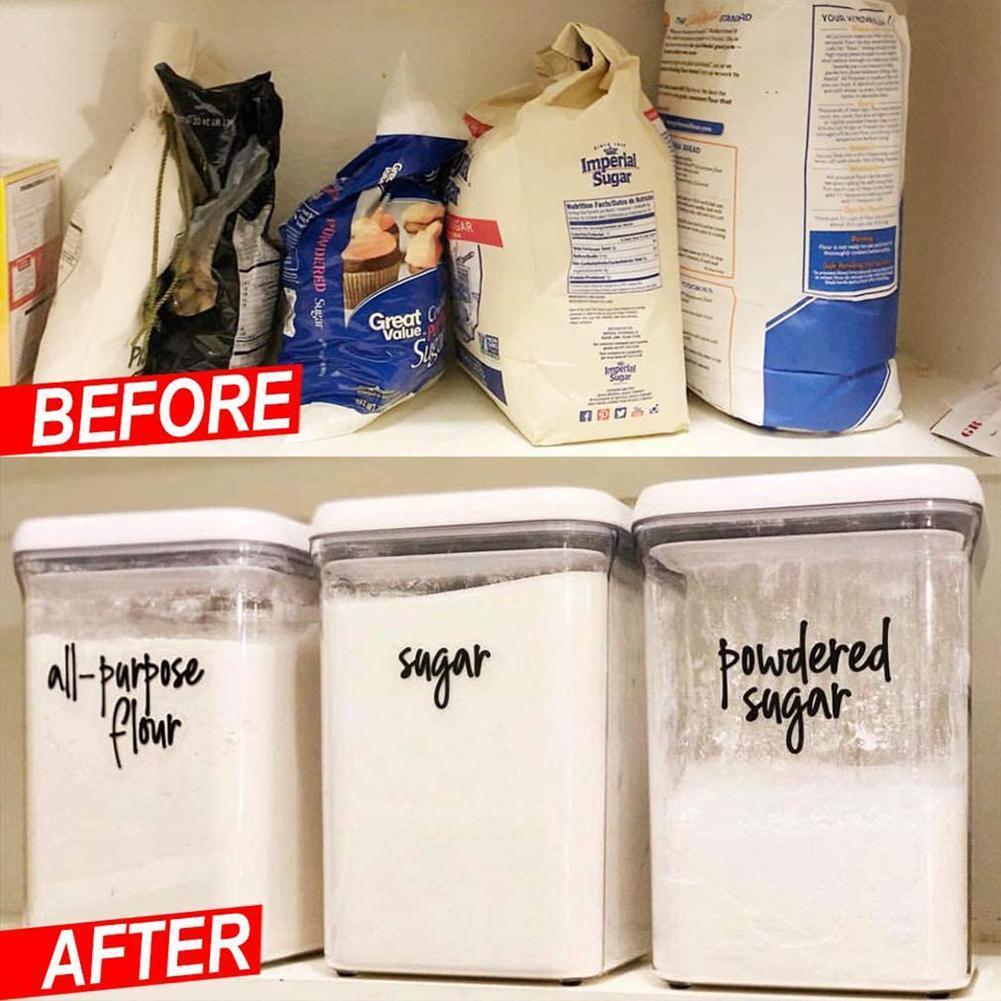8sheets/set 170pcs Pantry Label Printed Home Conta... – Vicedeal