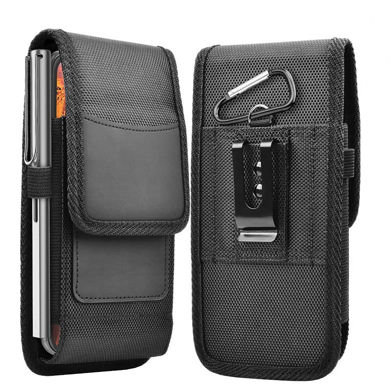 Telefon Tasche Tasche fallen für Moblie Telefon Gürtel Clip Halfter Taille Abdeckung Beutel Telefon Tasche Hängen Taille Tasche Karabiner Schwarz lagerung