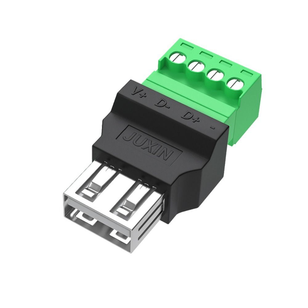 Conector USB macho e fêmea Plug, Plugues de soldagem, Evite soldar, Adaptador Conector Jack, USB 2.0, 4 Pin, 2.0: Cinza escuro
