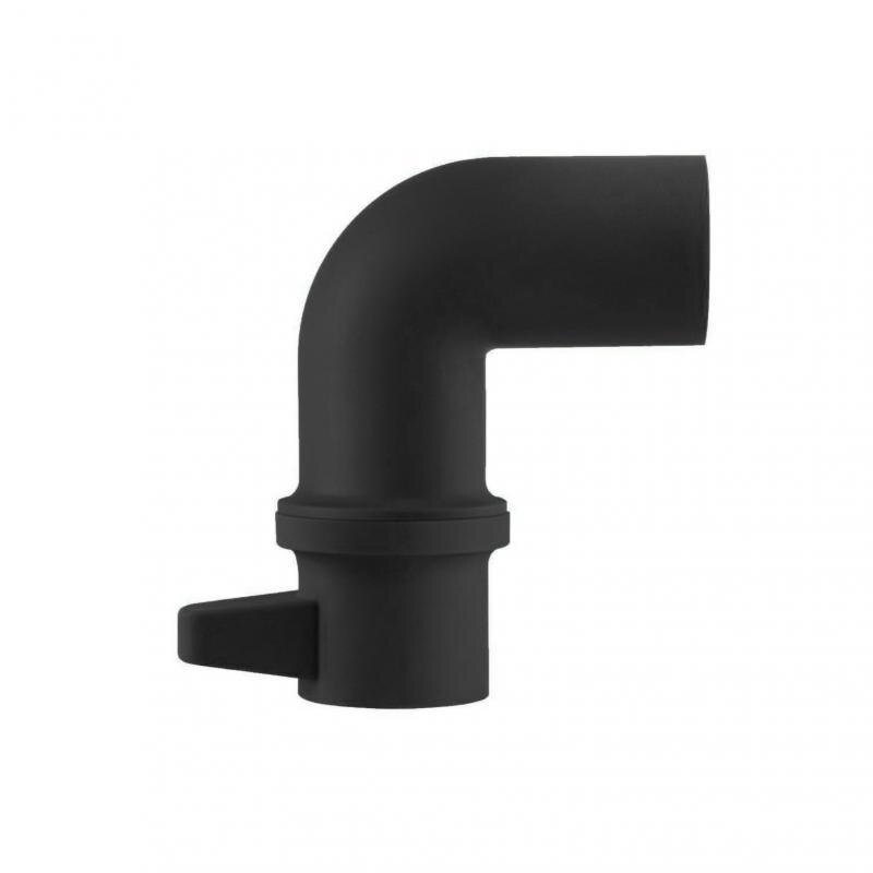 High Temperature Resistant Silicone Pressure Cooker Steam Splitter Air Duct Steam Release Diverter Air Duct Kitchen Accessories: 1 black