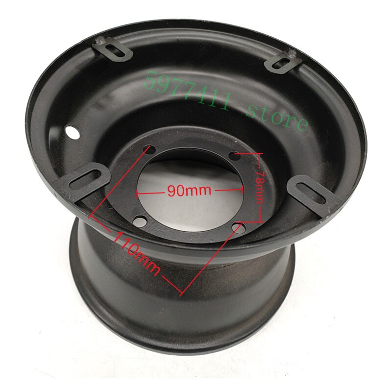 Neumático sin cámara para ATV go kart, rueda de hierro delantera y trasera de 8 pulgadas, 18x9.50-8, 19x7-8