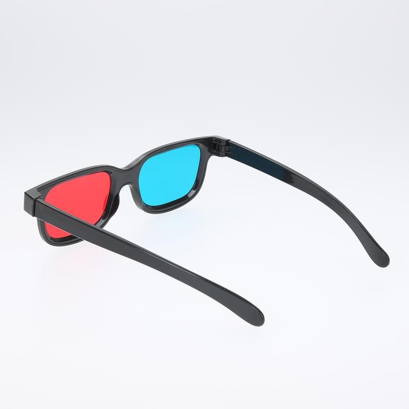 5pcs Black Frame Red Blue 3D Glasses Home Theater Immersive Experience For Dimensional Anaglyph Movie TV DVD Game Video