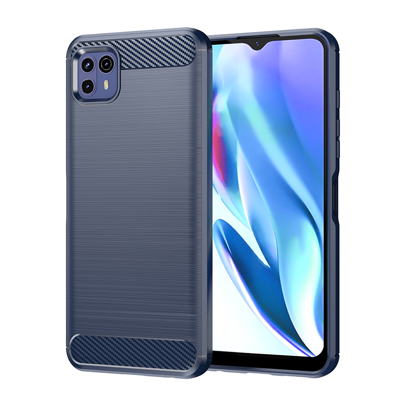 Per Cover Motorola Moto G50 5G custodia per Moto G50 5G Coque Phone paraurti armatura posteriore custodia morbida antiurto per Moto G50 5G Fundas: Blue