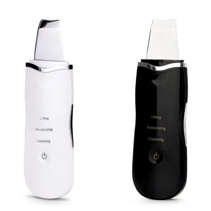 Máquina do purificador da pele ultra-sônica profunda rosto pá de limpeza máquina peeling pá facial remover cravo poros mais limpo rosto