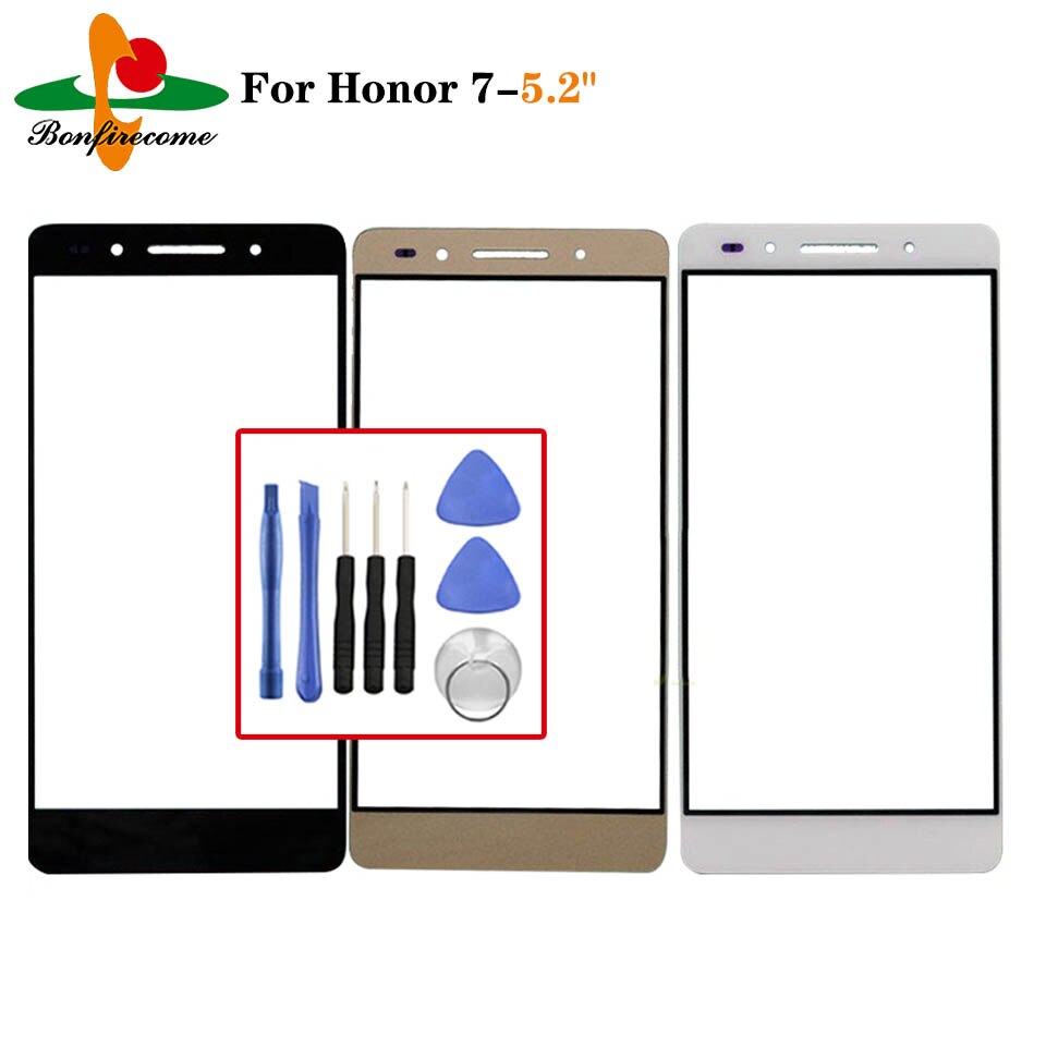 TouchScreen Für Huawei Honor 7 PLK-AL10 PLK-L01 Ersatz LCD Vordere Touchscreen Outer Glas Objektiv Für Honor 7i