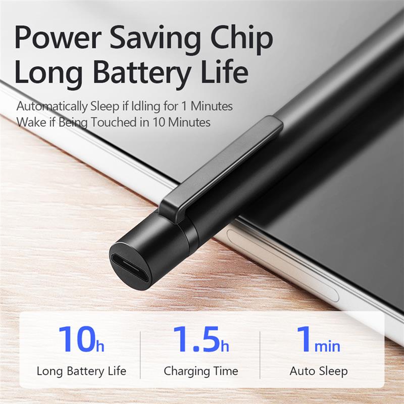 Lápiz óptico activo recargable para tableta, Stylus de pantalla táctil para iPad 10,2 Air 3 Mini 5, iPad Pro 11 12,9, dibujo y escritura