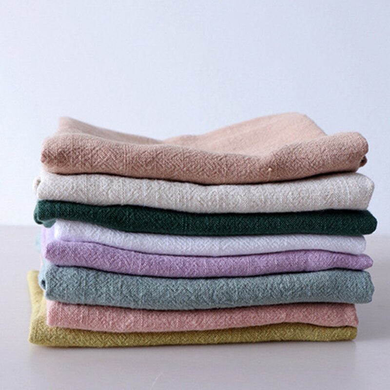 Plain Katoen Linnen Doek Art Home Keuken Servet Placemat Thee Handdoek Keuken Handdoek 40X4 0Cm/15.7X15.7 inch Keuken Accessoires