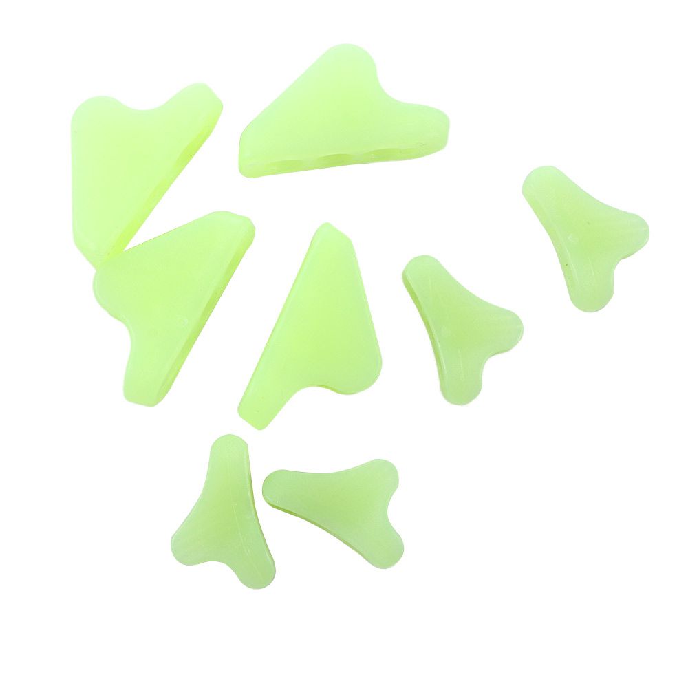 10 pcs outdoor mountain camping tent awning plastic wind rope buckle triangles pull rope buckle outdoor tent accessories