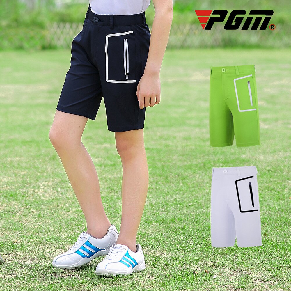 PGM Kinder Golf Shorts Jungen Zipper Beiläufige Bequeme Shorts mit Taschen Junge Taste Forn Kurze Hosen Kleidung D0796