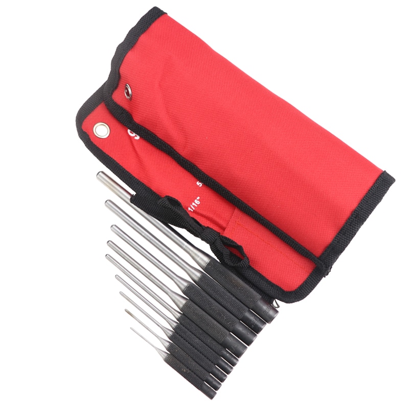 Equipo de punzonado , extractor cilíndrico de posicionamiento central, ajustador, 9 unids/set
