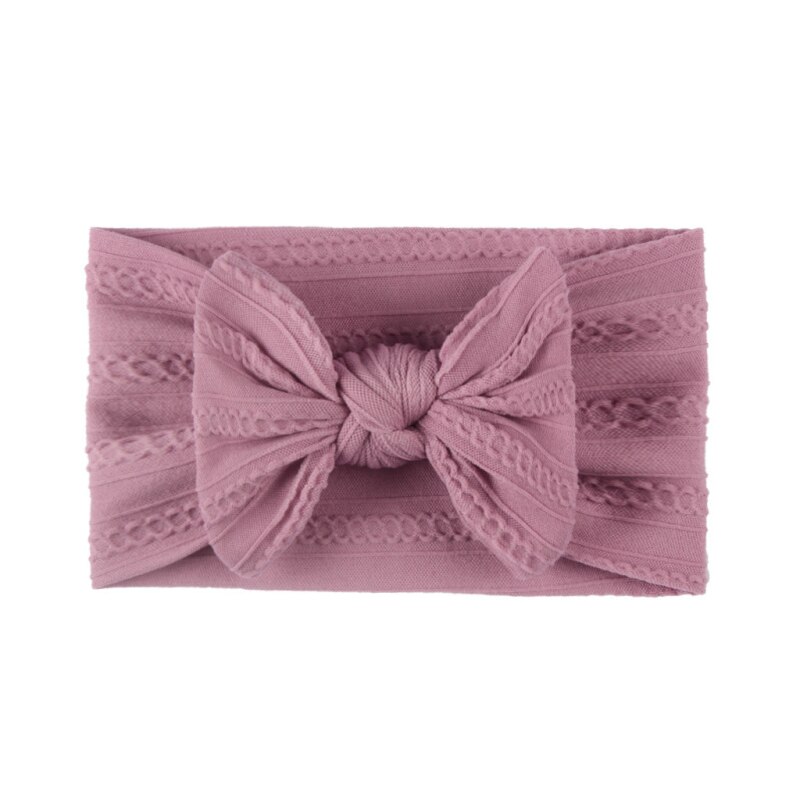 1Pcs Floral Bows Baby Headband Dot Bowknot Hairband Baby Girl Headbands nylon chiffon Kids Hair Band Girls Hair Accessories: 11