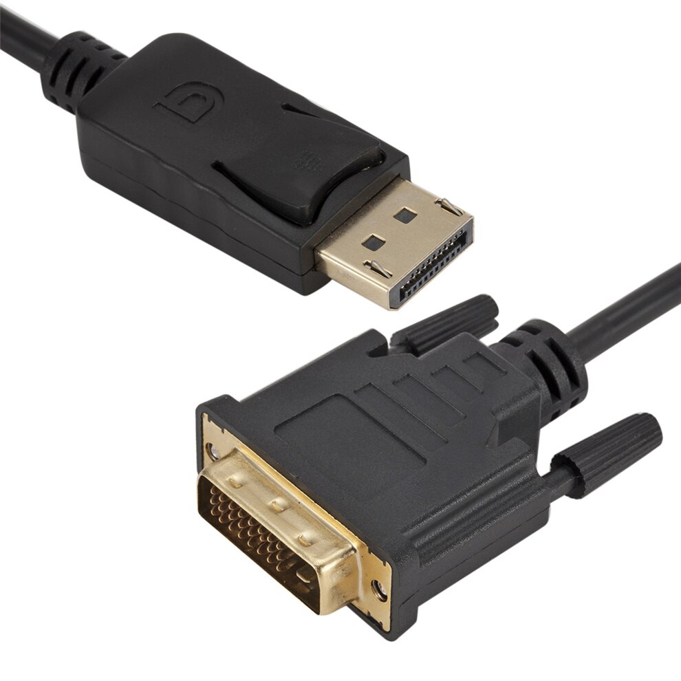 Lcckaa Dp Displayport Naar Dvi Kabel 1.8M Dp Naar Dvi Adapter Kabel Converter Displayport In Naar Dvi Uit Voor hp Dell Asus