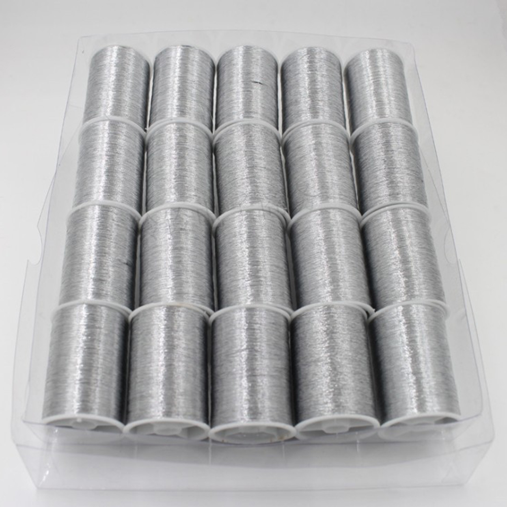 1Piece 50m/Roll Embroidery Thread Gold Wire for Handmade Cross Stitch DIY Crafts Sewing Machine Sewing Thread