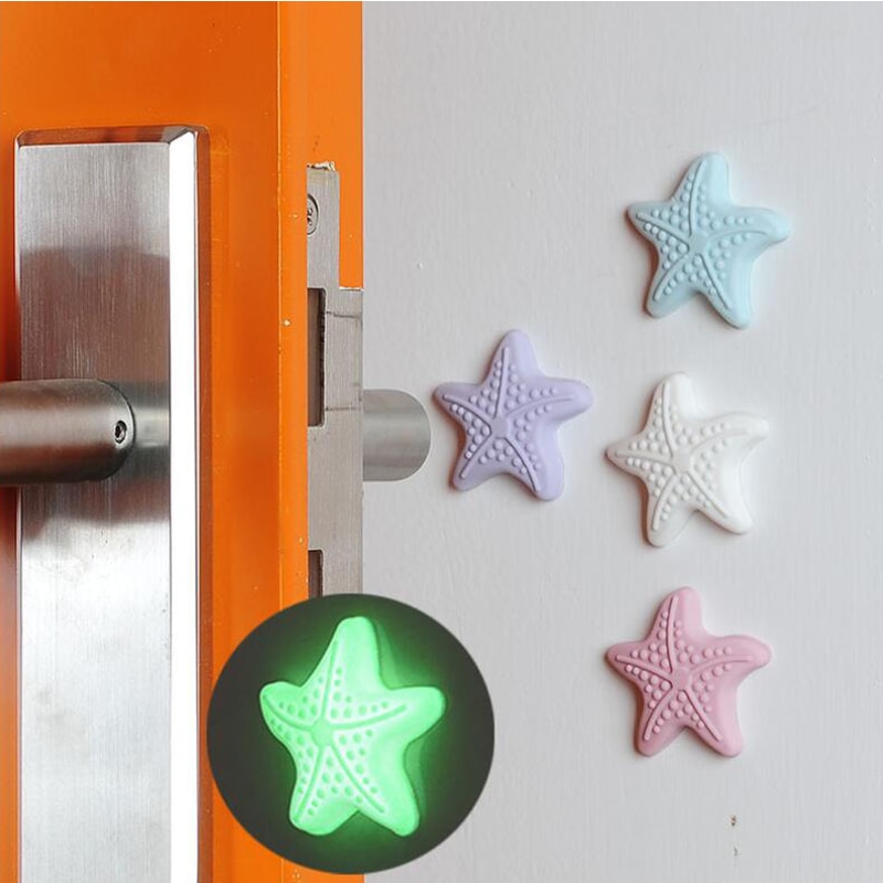 Silicone pour protection murale | Ensemble de 3 pièces, couleurs aléatoires, Instruction lumineuse, protection mur arrière, coussin de crash, porte, tapis de toilette