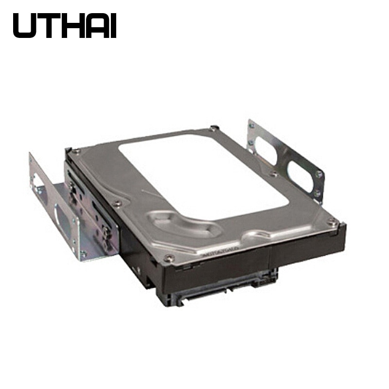 UTHAI G23 2.5 Inch 3.5 inch HDD bracket Floppy Adapter Hard Drive Caddy bay For SSD M.2 HDD Holder Galvanized