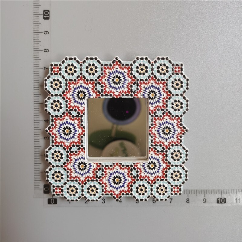 Spain Granada Fridge Magnet Oman Islamic Style Mirror Frame Magnetic Refrigerator Stickers for Home Decor Collection Ideas