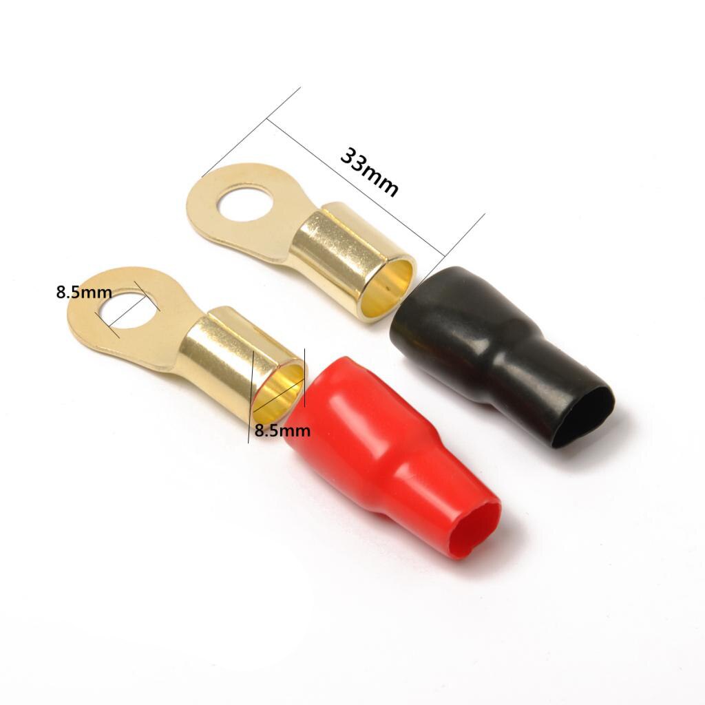 10 par 4 AWG samochód moc dźwięku przewód uziemienia pierścień złącze stykowe mosiądz