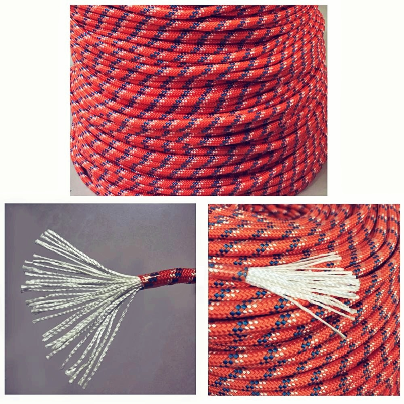 Profession Rock Climbing Rope 10m/20m/30m/50m Outdoor Emergency Wear Resistant 10mm Diameter High Strength Hiking Accessory Tool