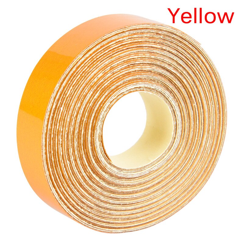 Auto Car Tape Light Reflective Sticker 5M Light Sensitive Straight Strip Reflector Visual Warning Figments Safe Bike Motorcycle: YELLOW