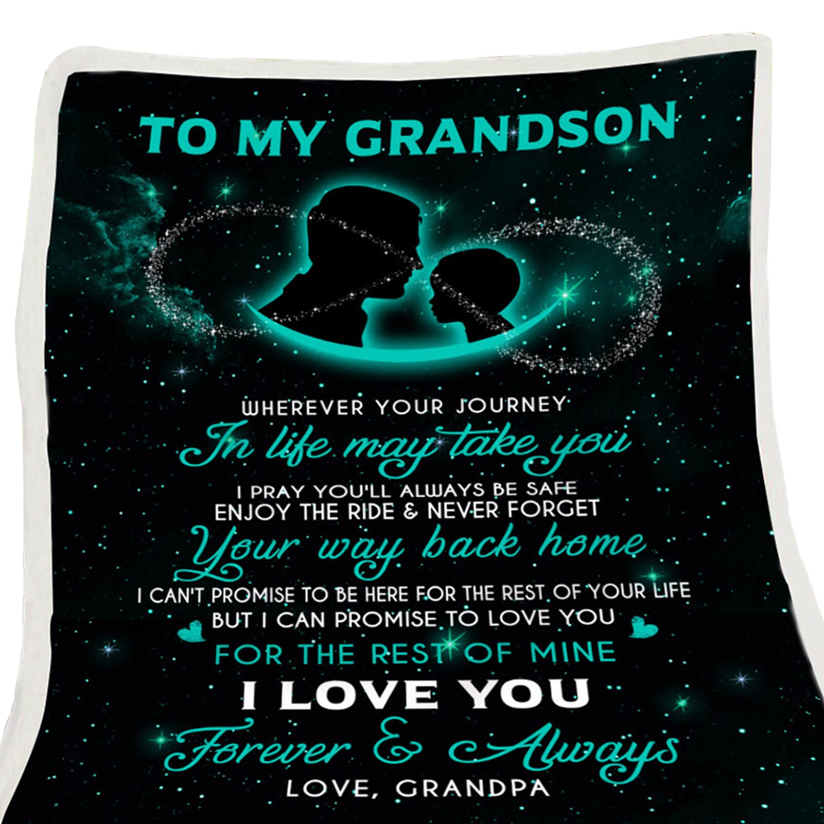 Sleeping Living Room Throw Blanket Envelope Print Winter Bedroom Washable Birthday With Inspirational Message Cozy Warm: B / 130x150cm