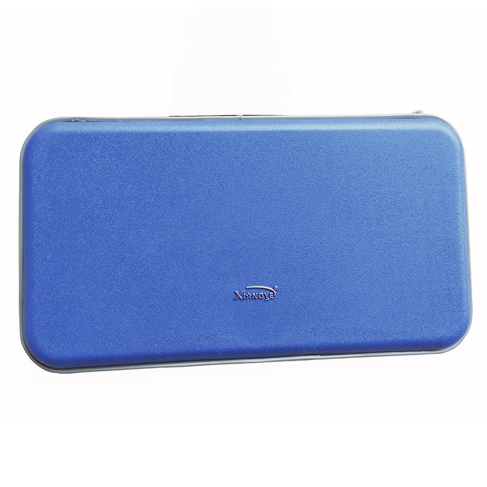 40Pcs/80Pcs Capaciteit Disc Cd Tas Dvd Wallet Organizer Case Waterbestendig Cd Mouw Harde Eva bag Album Doos Grote Houder: 80PCS-Capacity-Blue