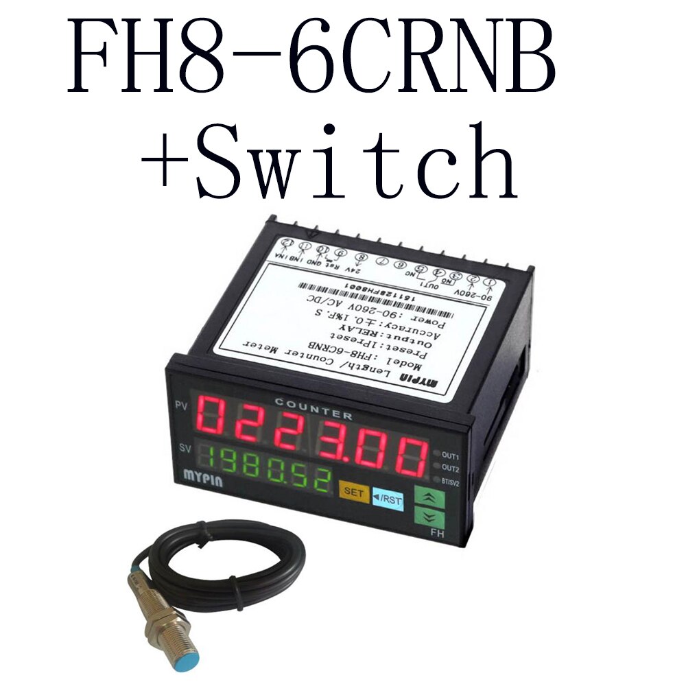 Contador Digital de 4/6 bits, herramienta de taller de FH8-6CRRB, FH4-4CRNB, FH8-6CRNB, FH7-6CRNB, FH8E-6CRNB, FH8-6CRNB, juego de HH4-4RN: FH8-6CRNB Switch