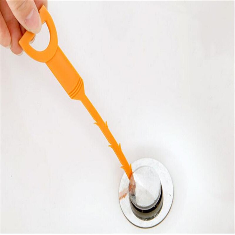 Drain Snakes Hair Sink And Drain Clog Cleaning Relief Remover Tool Barbed Gripper Sink Dredge Pipeline Hook Cleaner: as the picture