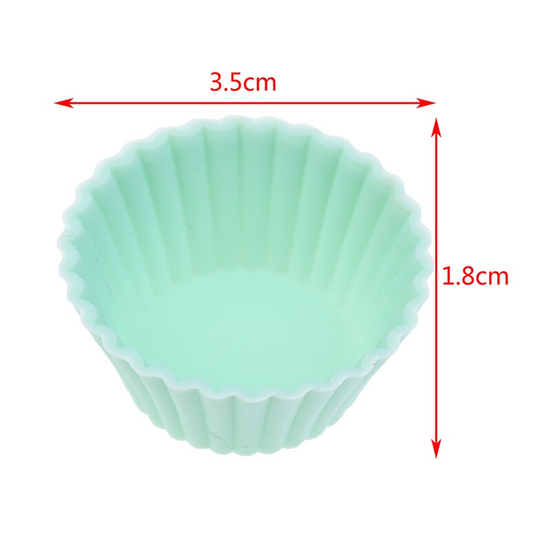 Mini Cake Cups (12 Available In Random Colors) Silicone Mini Cake Cups Are Kitchen Baking Supplies