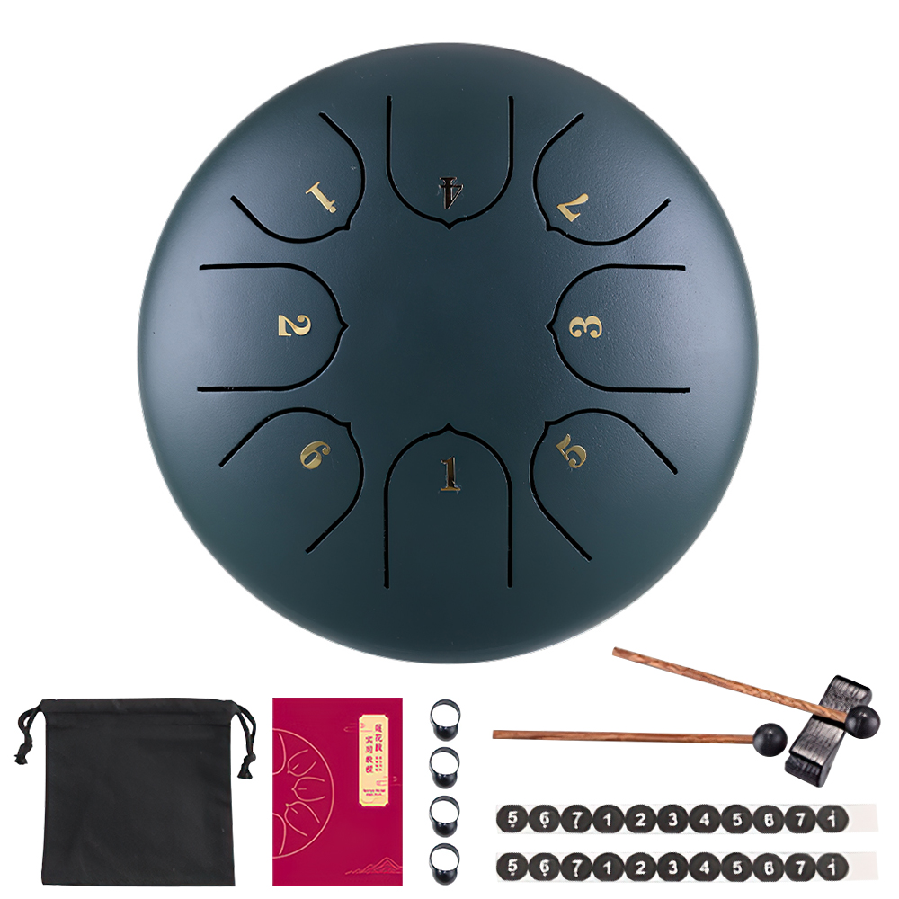 Hvru – tambour éthéré 6 pouces, 8 tons, série haut de gamme, Instruments de Percussion, réglage C, pour adultes et enfants,: 10(6 inch)